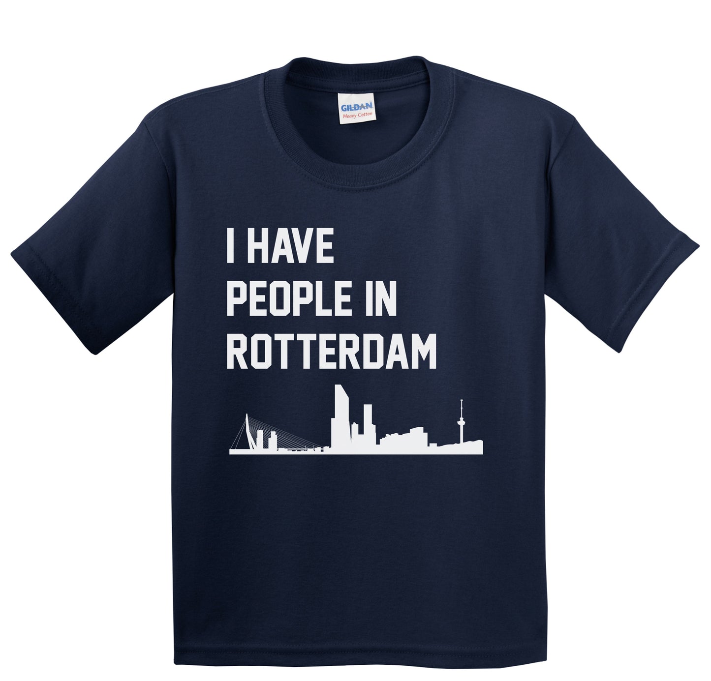 I Have People In Rotterdam Netherlands Skyline Youth T-Shirt