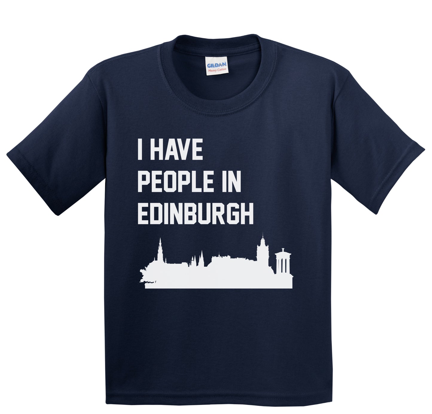 I Have People In Edinburgh Scotland Skyline Youth T-Shirt
