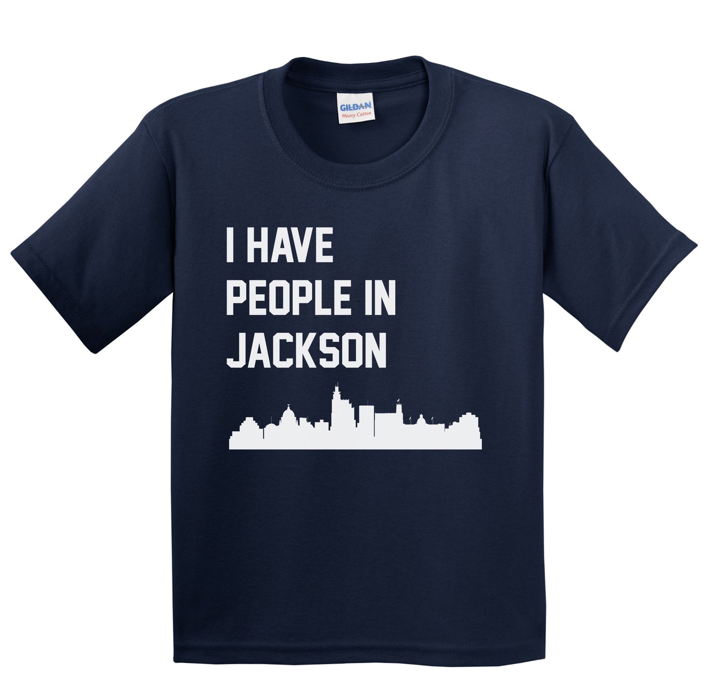 I Have People In Jackson Mississippi Skyline Youth T-Shirt