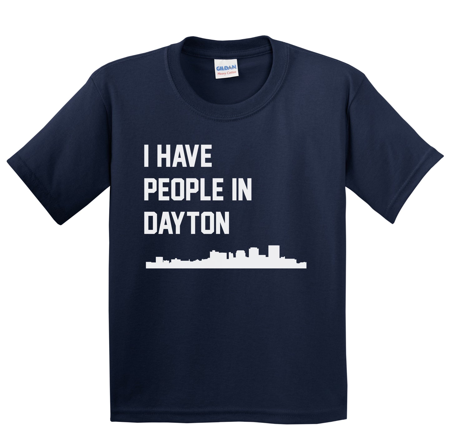 I Have People In Dayton Ohio Skyline Youth T-Shirt