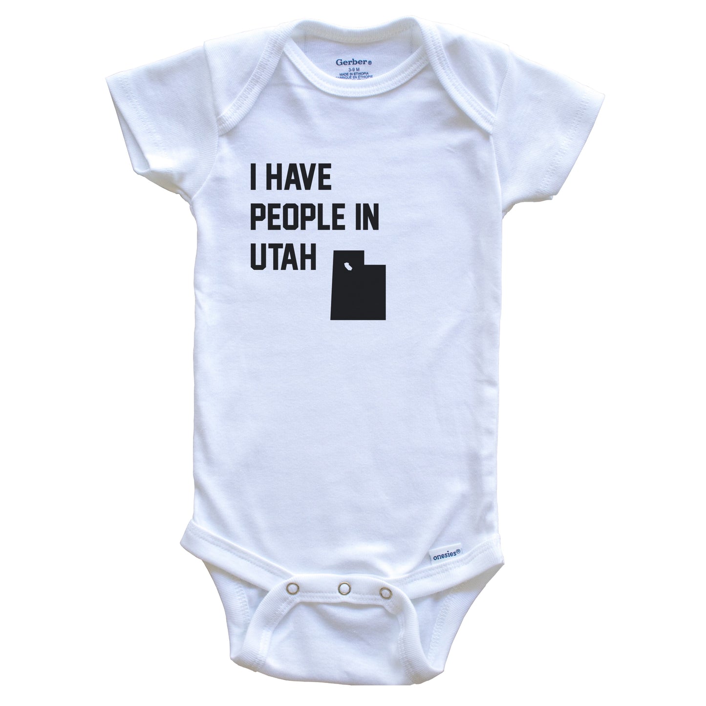 I Have People In Utah Baby Bodysuit