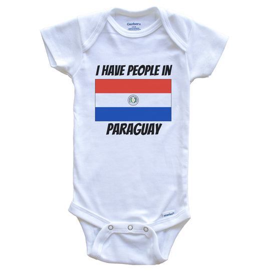 Paraguayan Flag I Have People In Paraguay Baby Bodysuit
