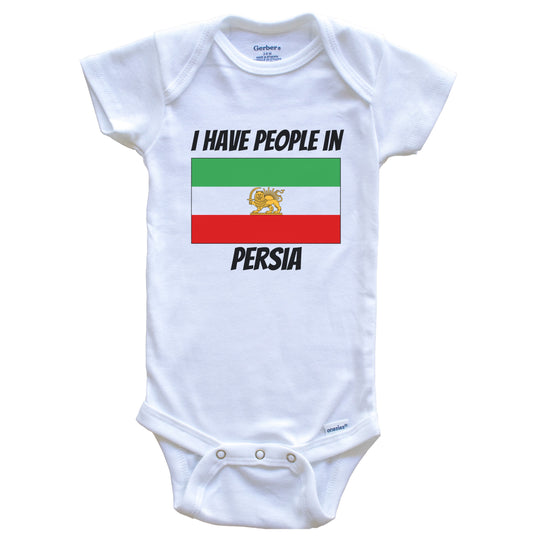 Persian Flag I Have People In Persia Baby Bodysuit