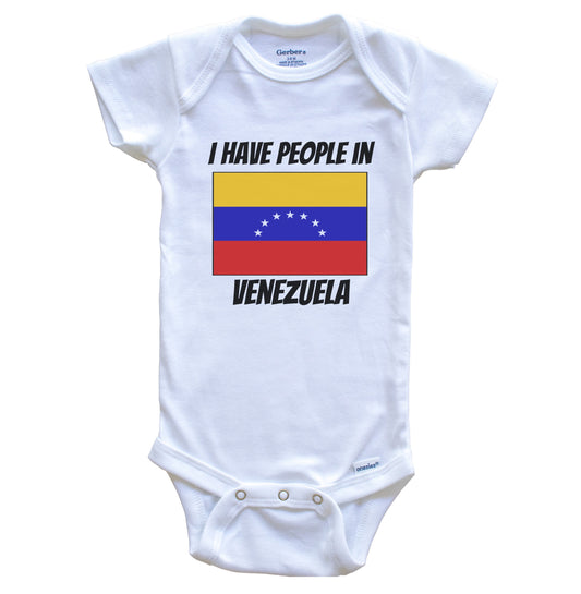 Venezuelan Flag I Have People In Venezuela Baby Bodysuit