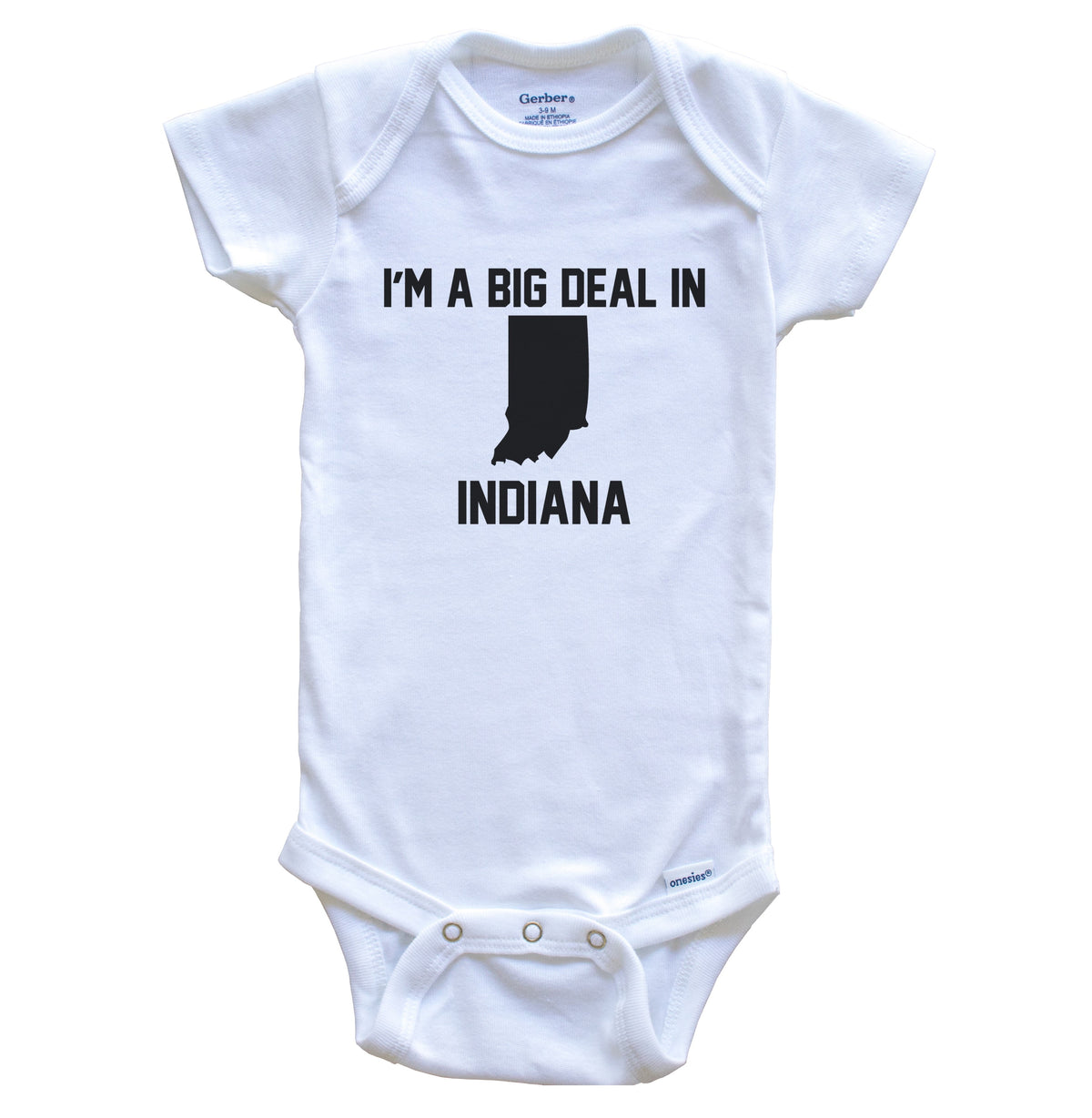I'm A Big Deal In Indiana Baby Bodysuit