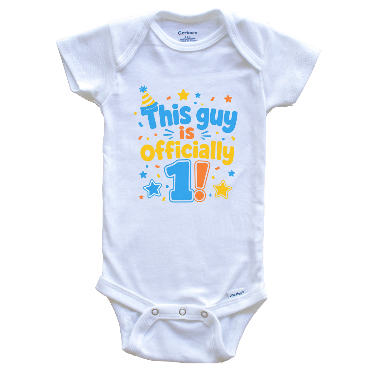This Guy Is Officially 365 Days Old First Birthday Baby Bodysuit