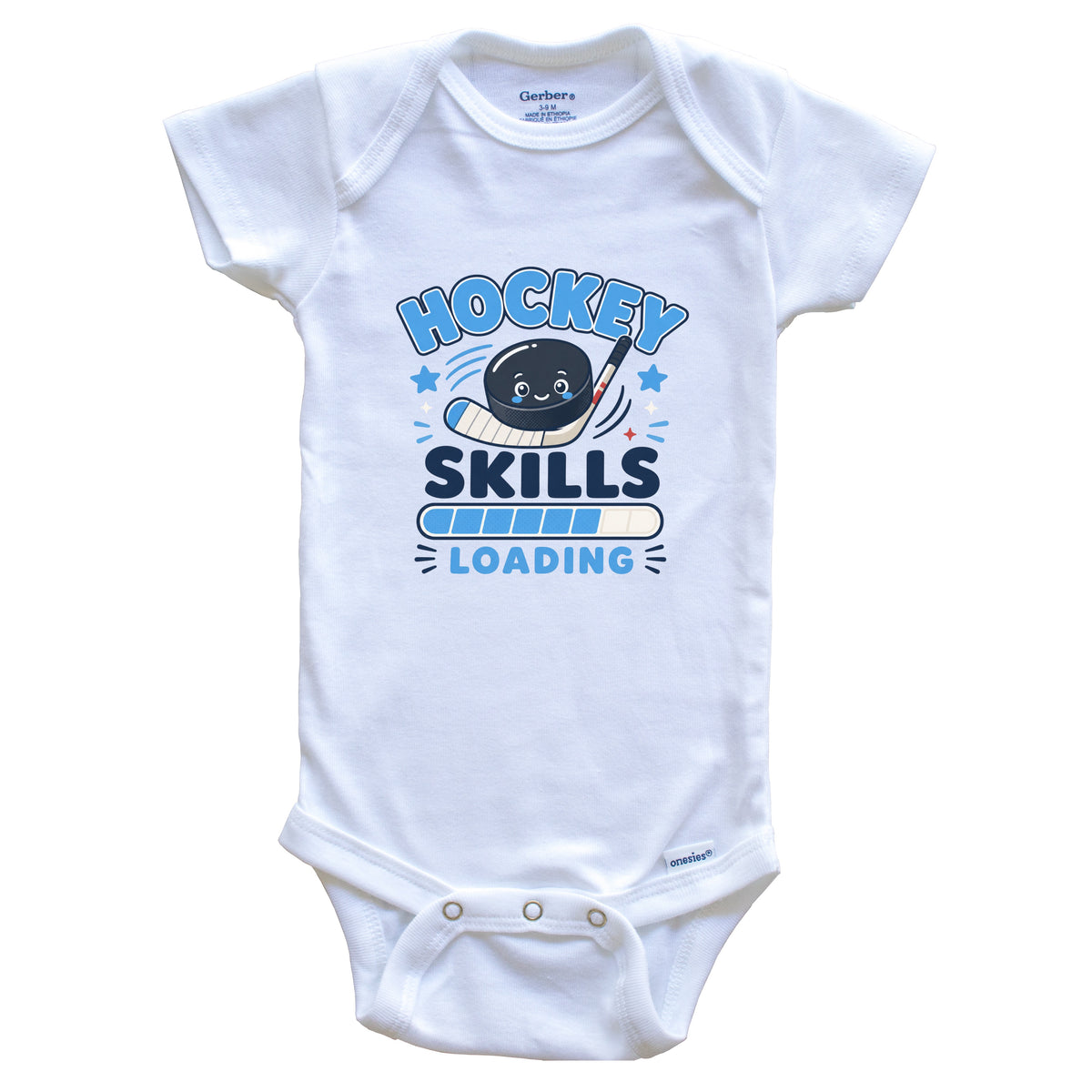 Hockey Skills Loading Funny Sports Humor Baby Bodysuit