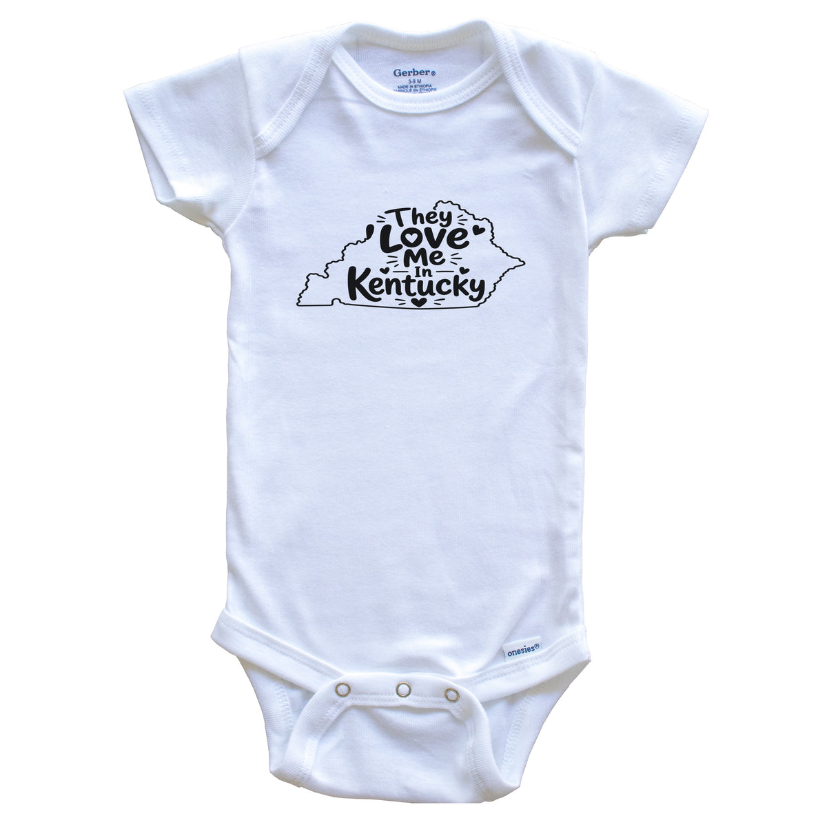 They Love Me In Kentucky Funny Baby Bodysuit