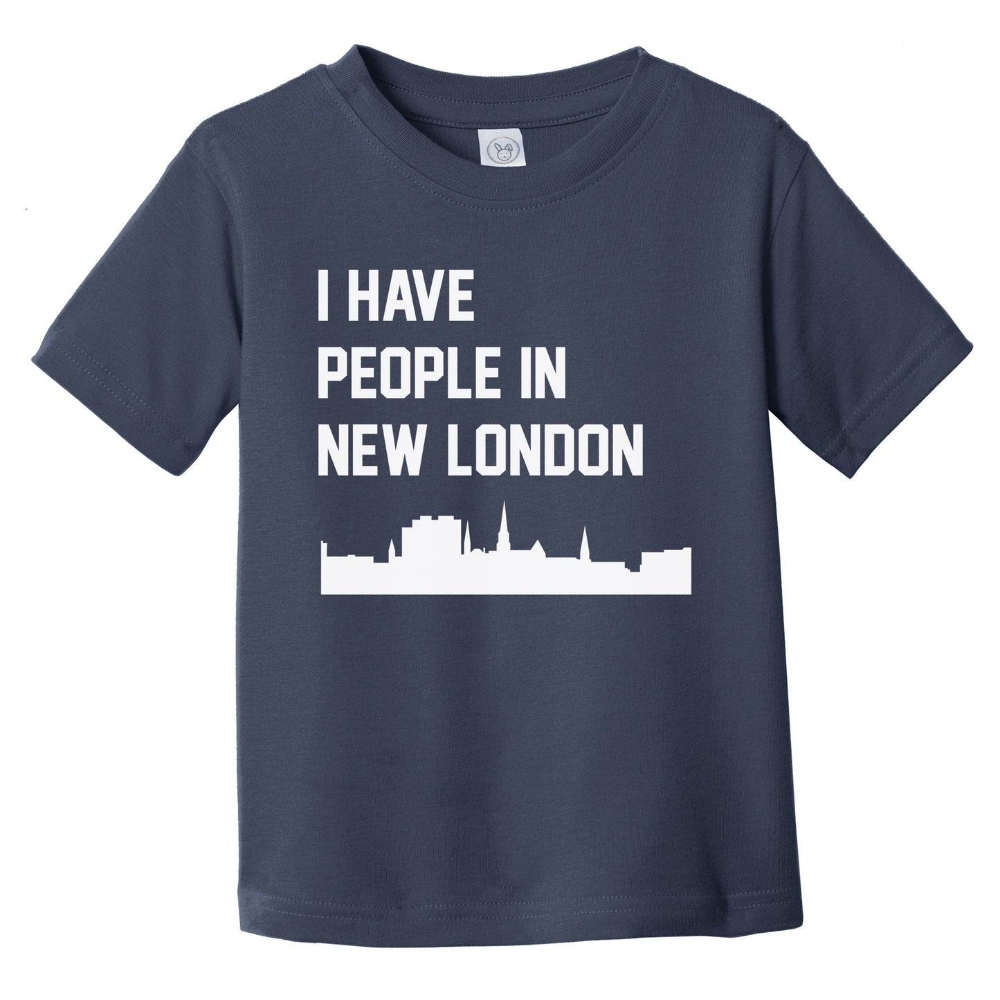I Have People In New London Connecticut Skyline Infant Toddler T-Shirt