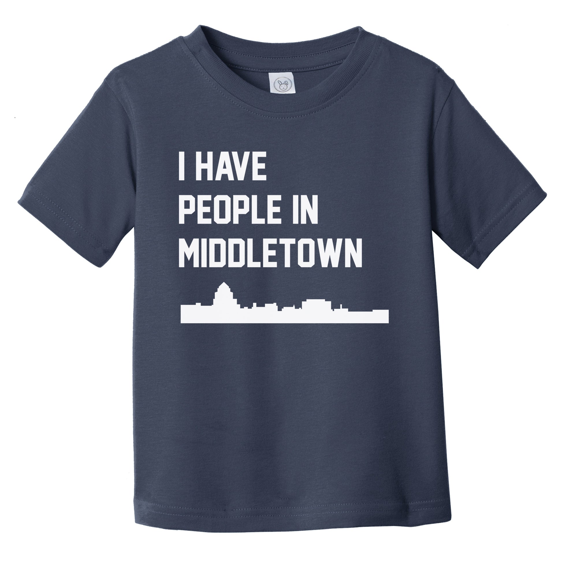 I Have People In Middletown Connecticut Skyline Infant Toddler T-Shirt