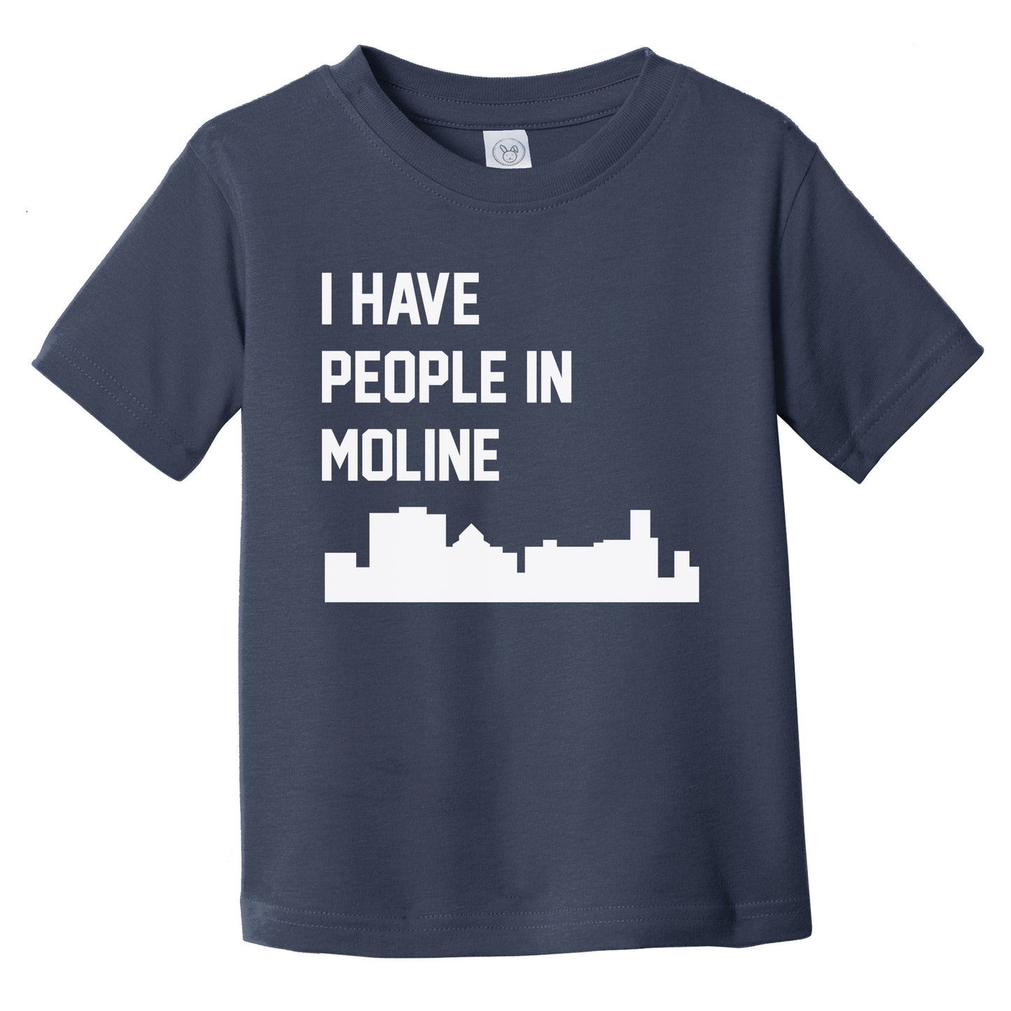 I Have People In Moline Illinois Skyline Infant Toddler T-Shirt
