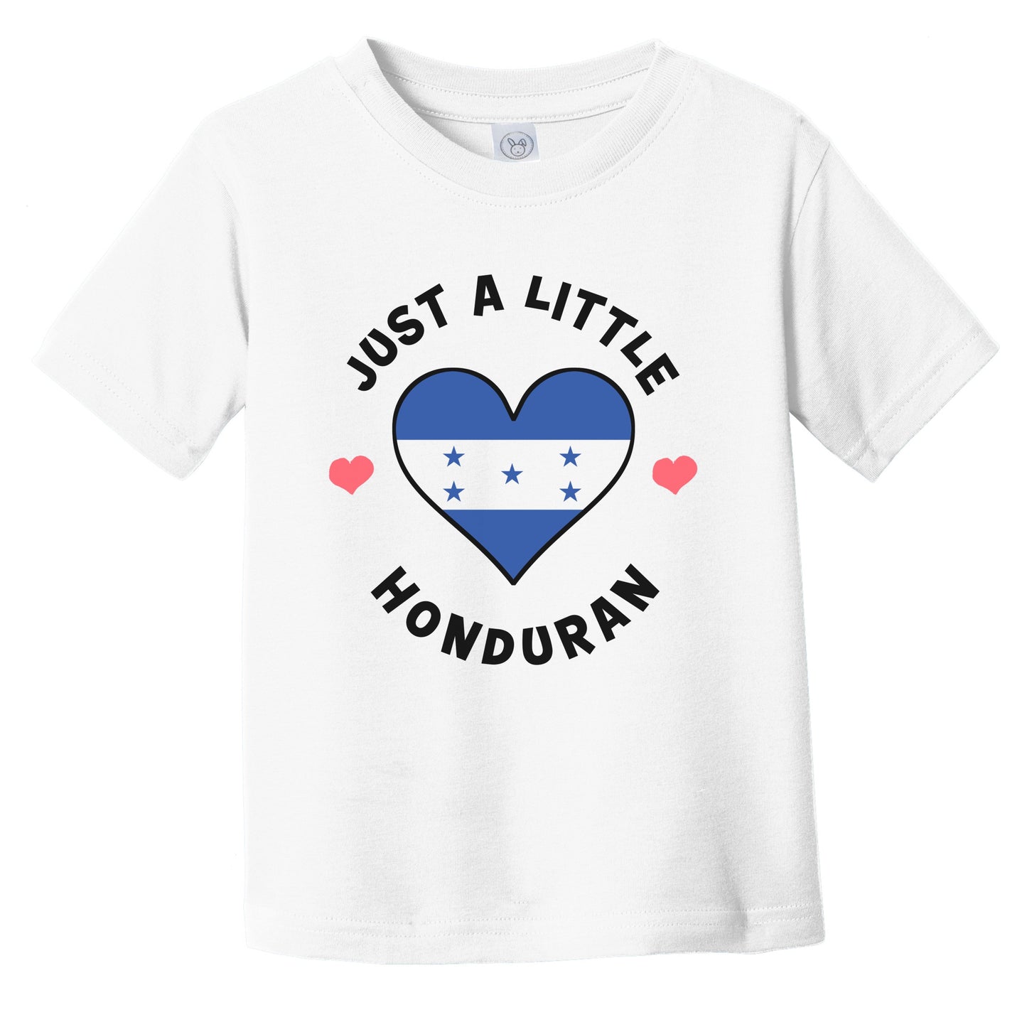 Honduran Flag Heart Just A Little Honduran Honduras Infant Toddler T-Shirt