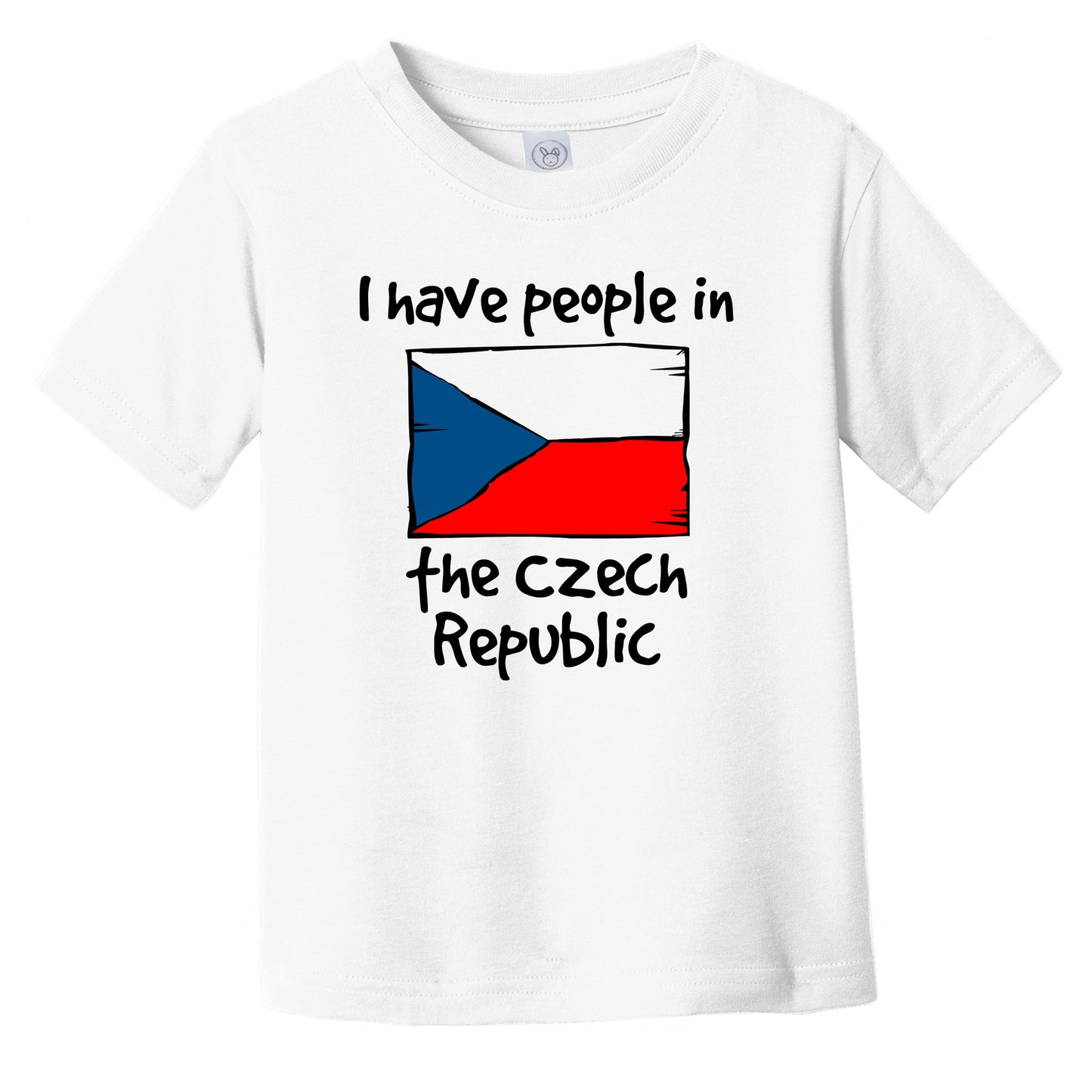 I Have People In the Czech Republic Czech Flag Infant Toddler T-Shirt