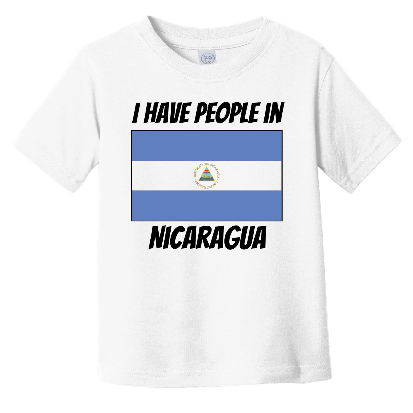 Nicaraguan Flag I Have People In Nicaragua Infant Toddler T-Shirt