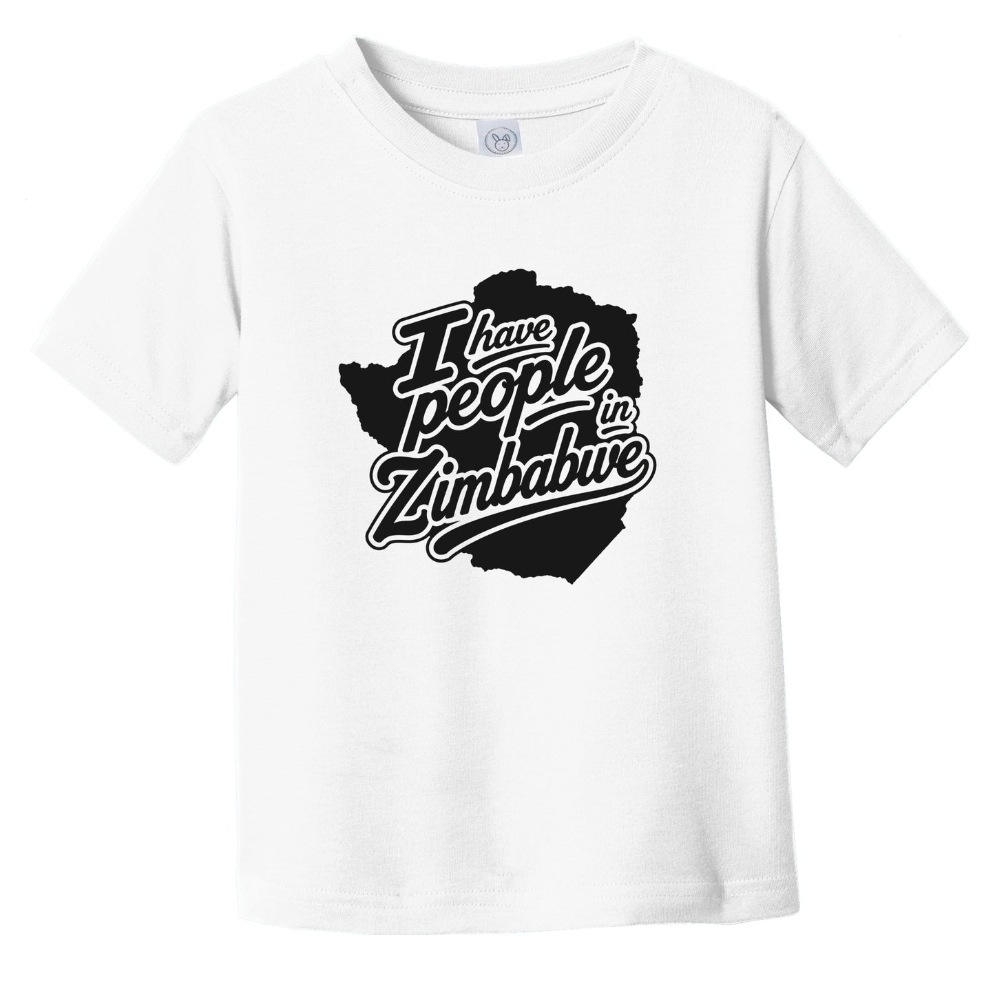 I Have People In Zimbabwe Country Silhouette Infant Toddler T-Shirt