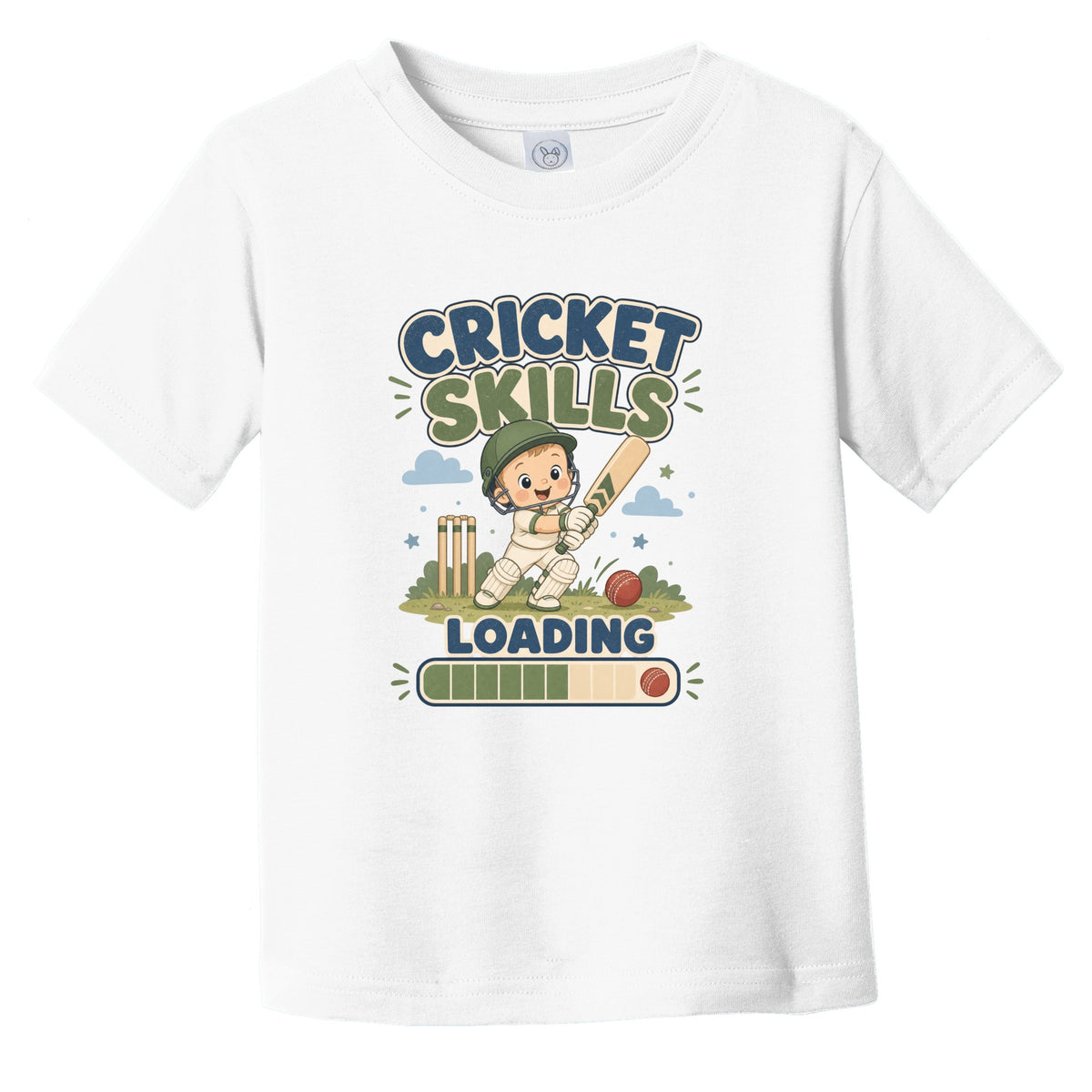 Cricket Skills Loading Funny Sports Humor Infant Toddler T-Shirt