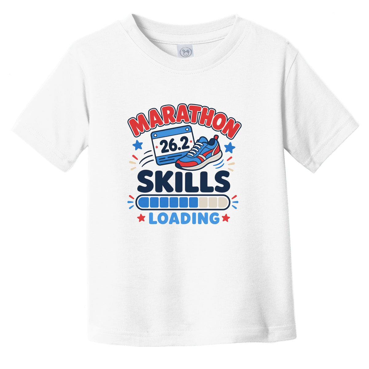 Marathon Skills Loading Funny Running Humor Infant Toddler T-Shirt