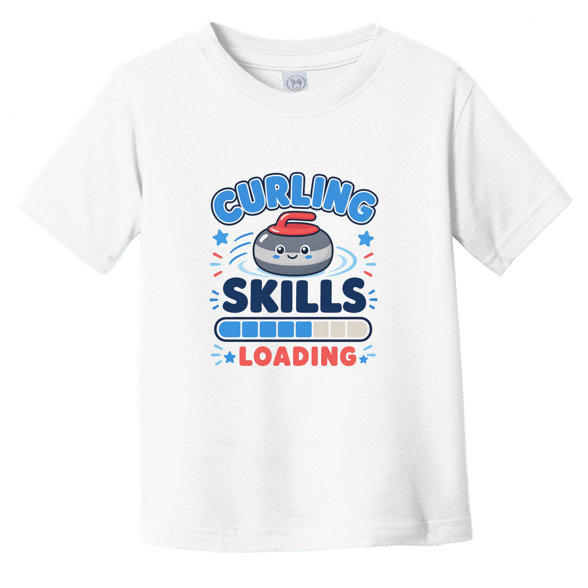 Curling Skills Loading Funny Sports Humor Infant Toddler T-Shirt