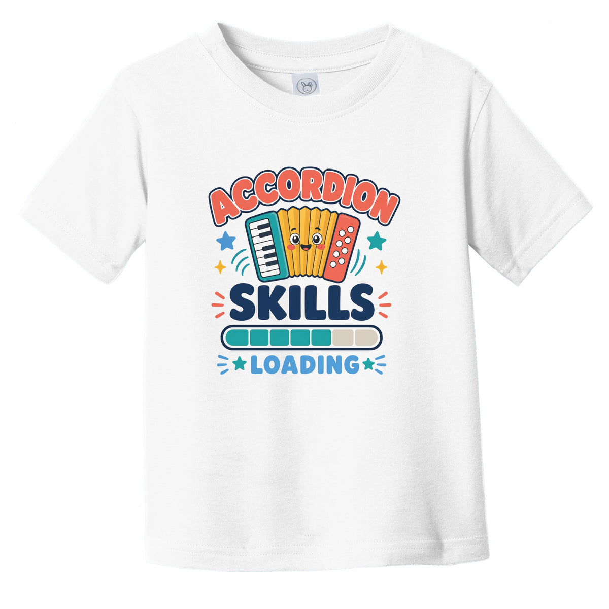 Accordion Skills Loading Funny Musician Humor Infant Toddler T-Shirt