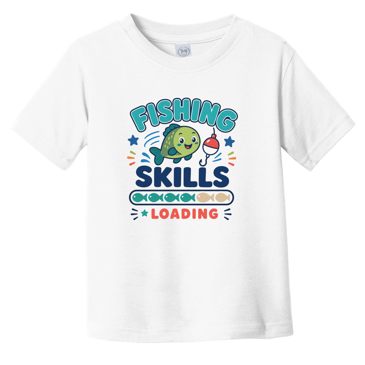 Fishing Skills Loading Funny Fish Infant Toddler T-Shirt