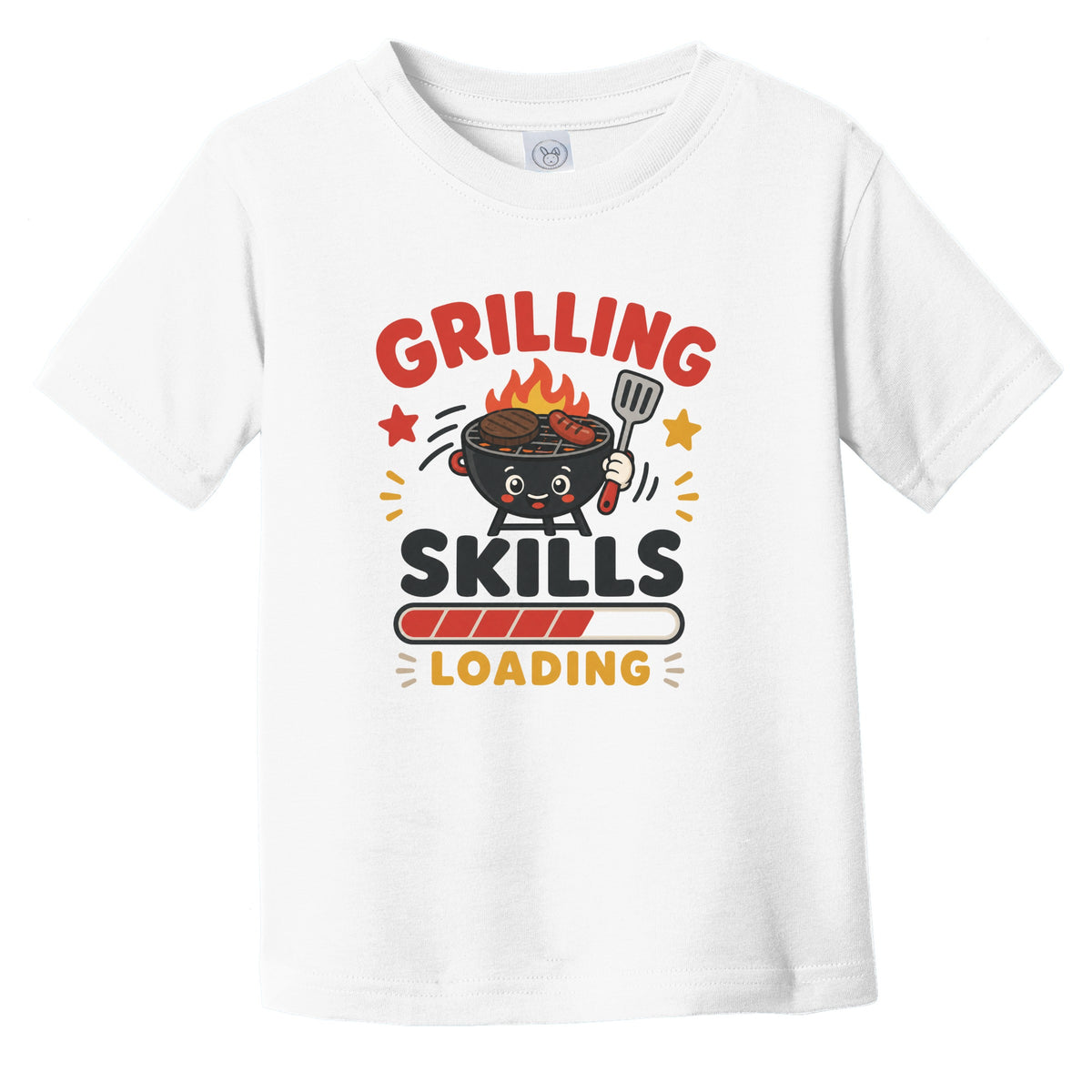 Grilling Skills Loading Funny BBQ Infant Toddler T-Shirt