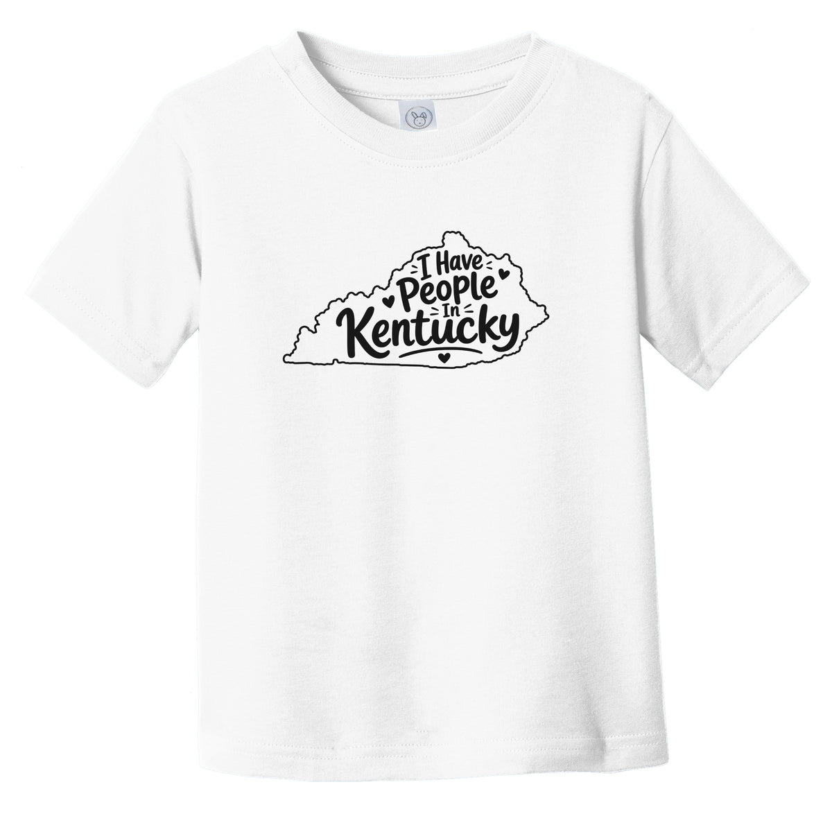 I Have People In Kentucky Cute State Silhouette Infant Toddler T-Shirt