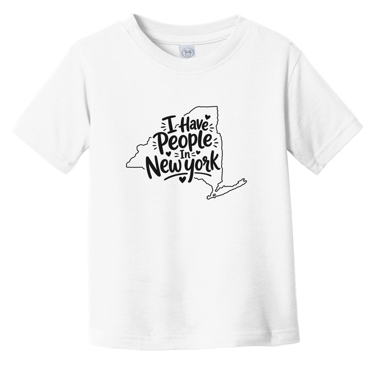 I Have People In New York Cute State Silhouette Infant Toddler T-Shirt