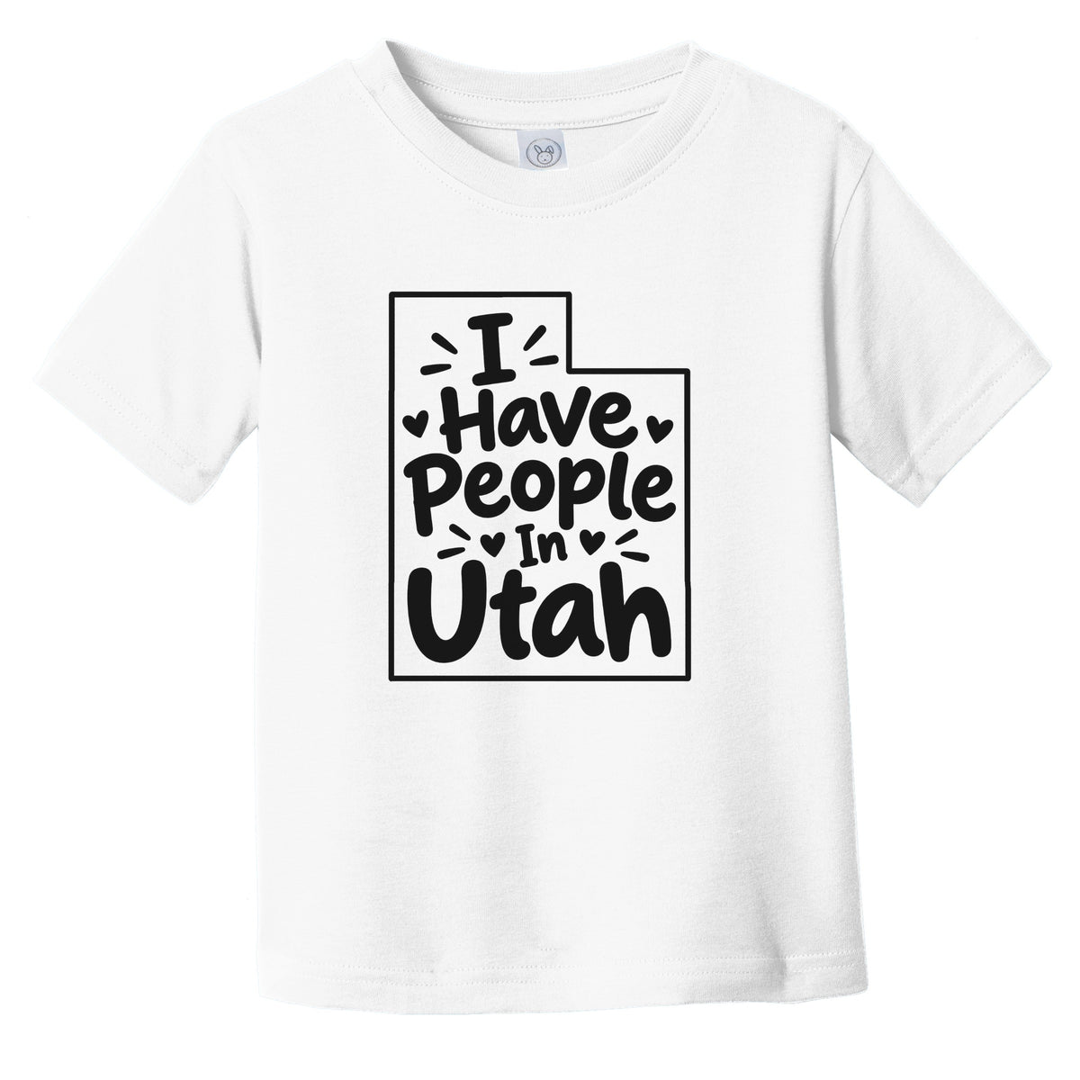 I Have People In Utah Cute State Silhouette Infant Toddler T-Shirt