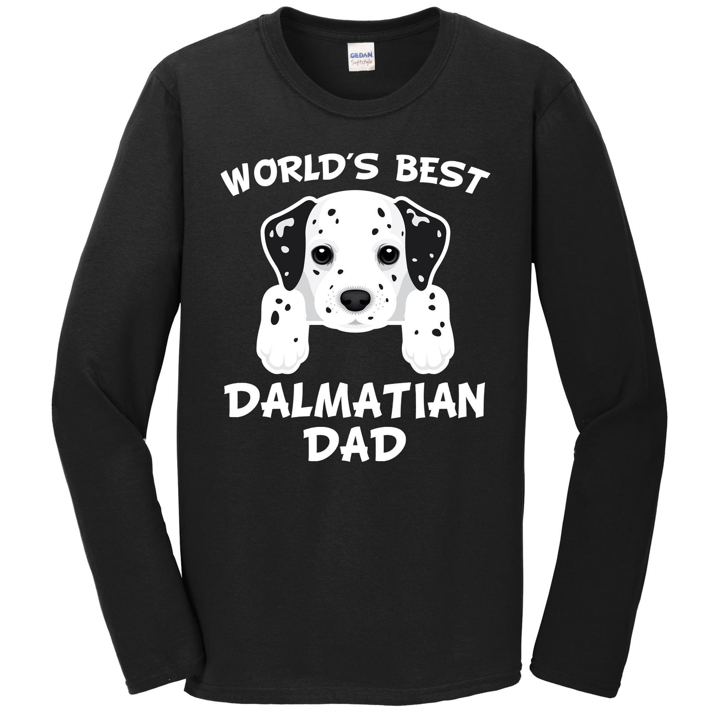 World's Best Dalmatian Dad Dog Owner Long Sleeve T-Shirt