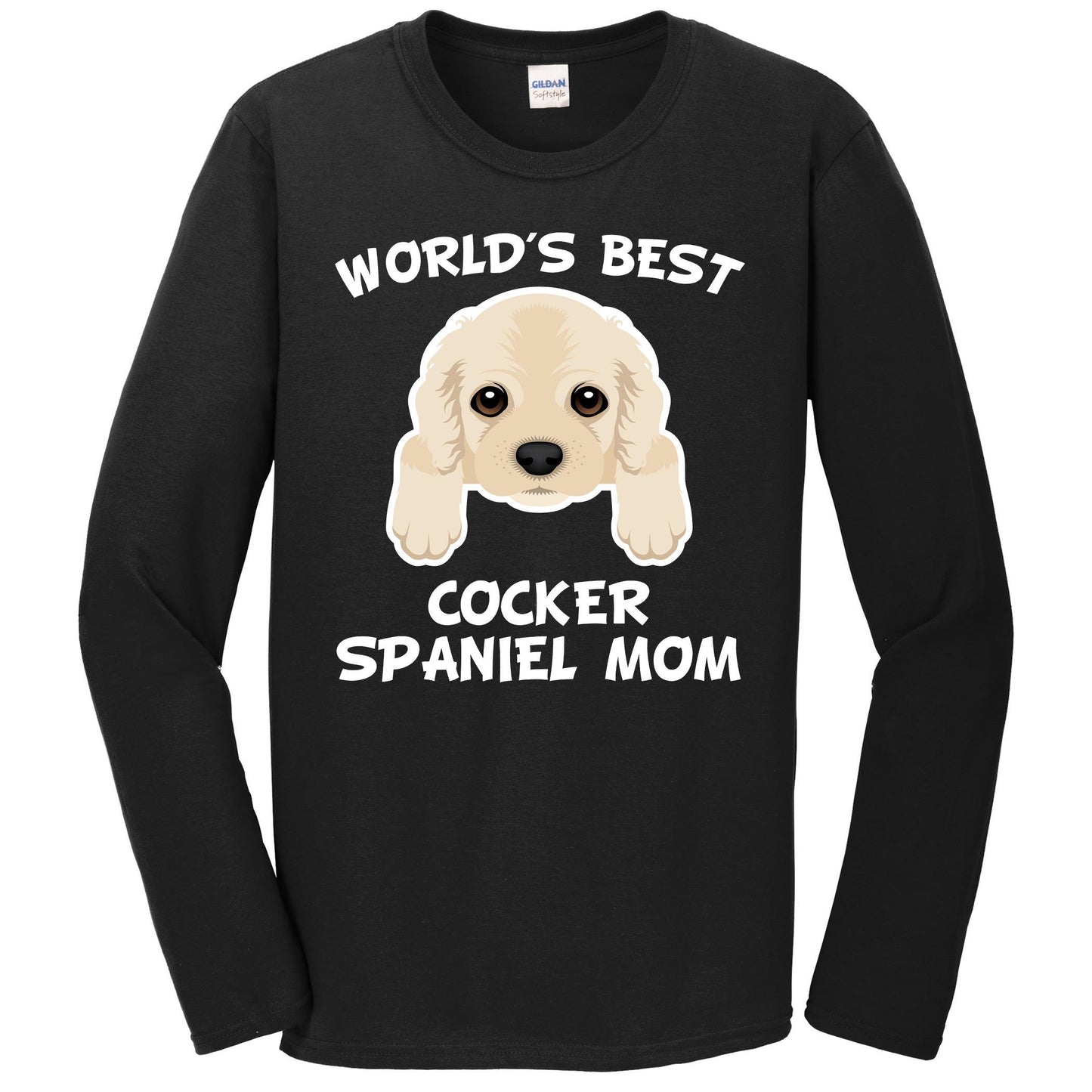 World's Best Cocker Spaniel Mom Dog Owner Long Sleeve T-Shirt