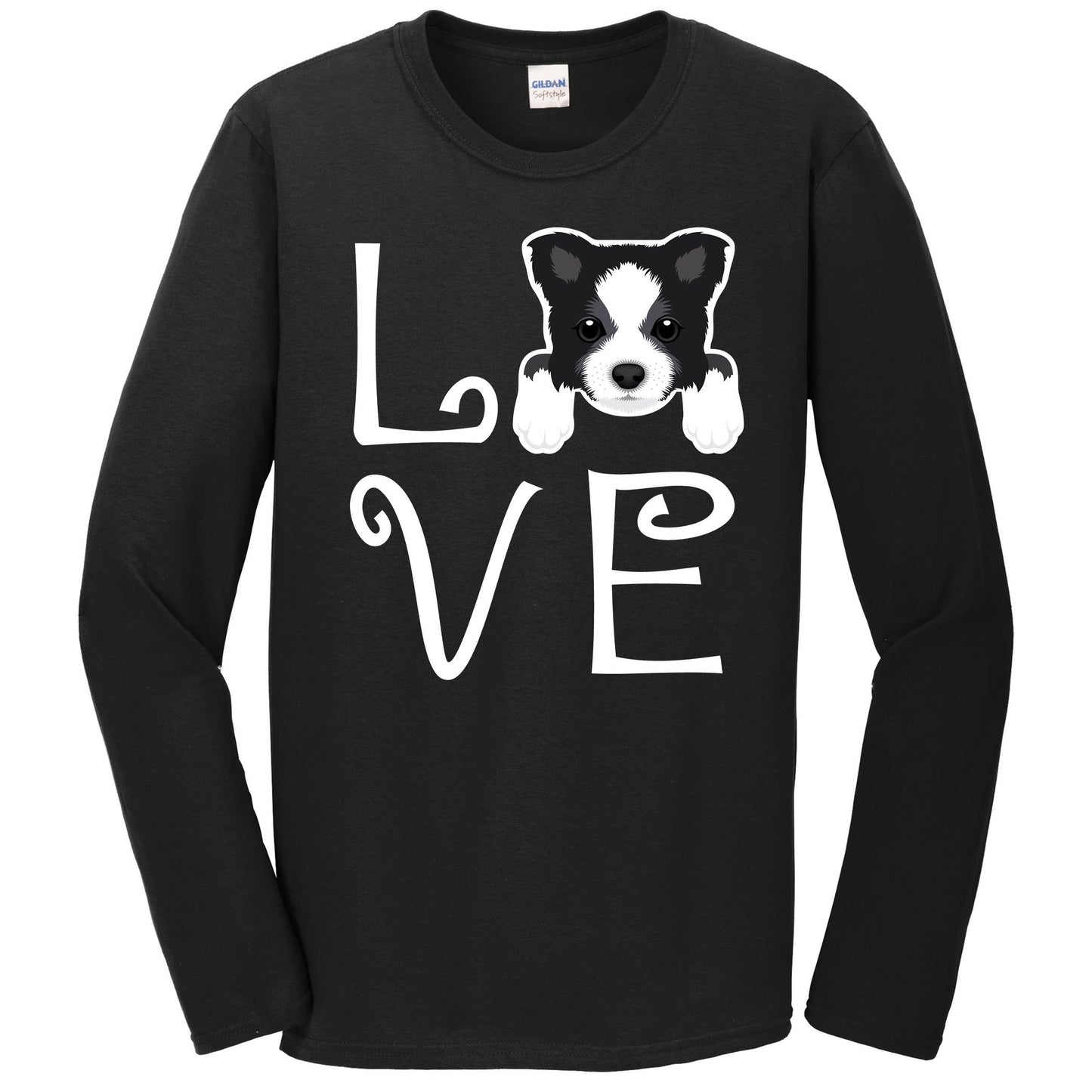 Border Collie Love Dog Owner Border Collie Puppy Long Sleeve T-Shirt