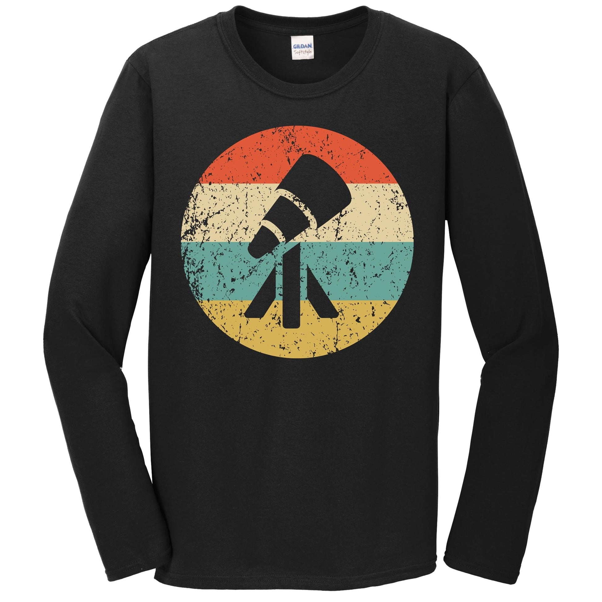 Astronomer Shirt - Vintage Retro Telescope Long Sleeve T-Shirt