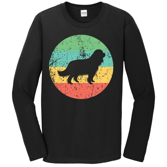 Cavalier King Charles Spaniel Long Sleeve Shirt - Retro Dog T-Shirt