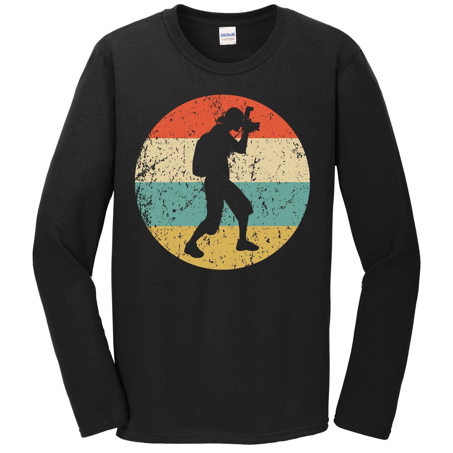 Photography Retro Photographer Icon Long Sleeve T-Shirt