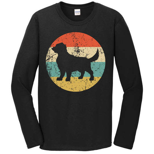 Retro Golden Retriever Dog Breed Icon Long Sleeve T-Shirt