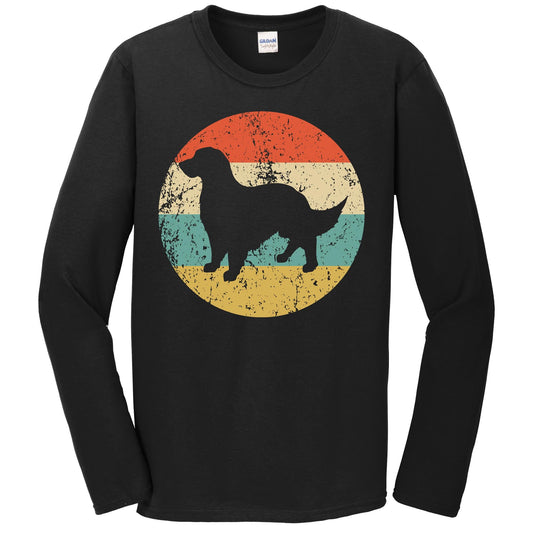 Retro English Setter Dog Breed Icon Long Sleeve T-Shirt