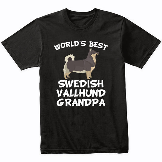 World's Best Swedish Vallhund Grandpa Shirt