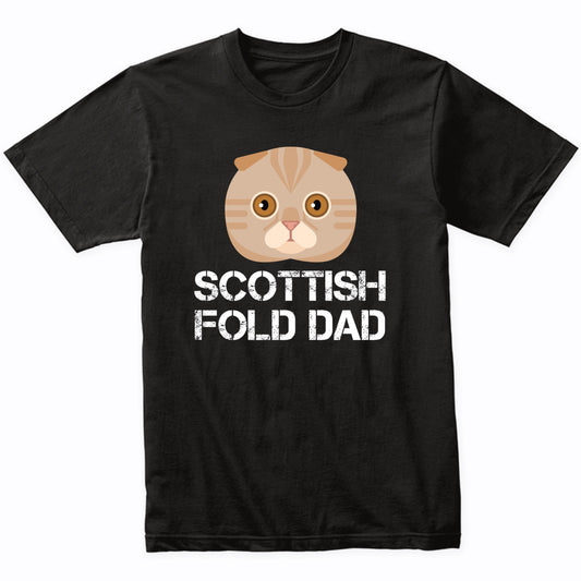 Scottish Fold Dad Cat Owner T-Shirt