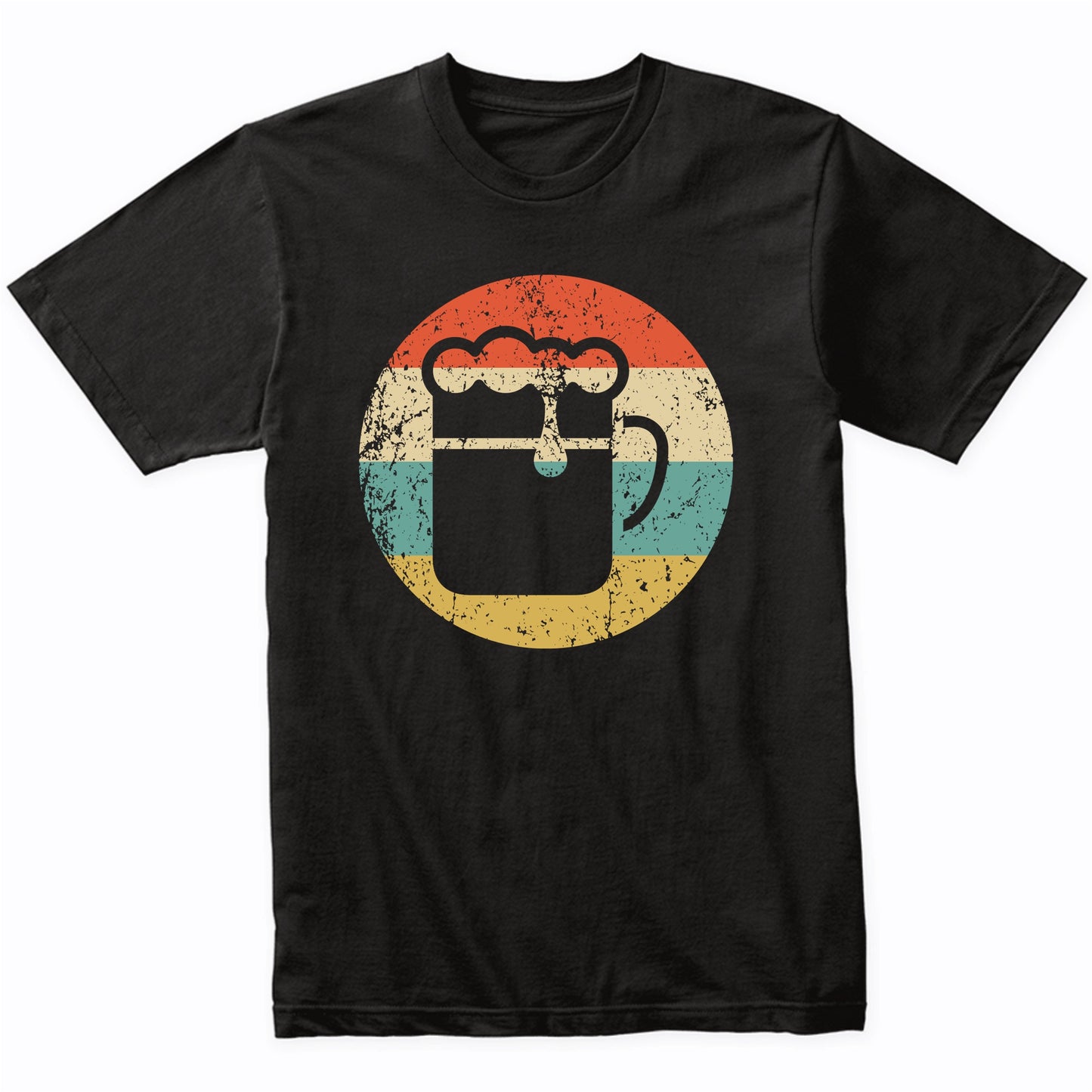 Craft Beer Drinker Shirt - Retro Beer Glass T-Shirt