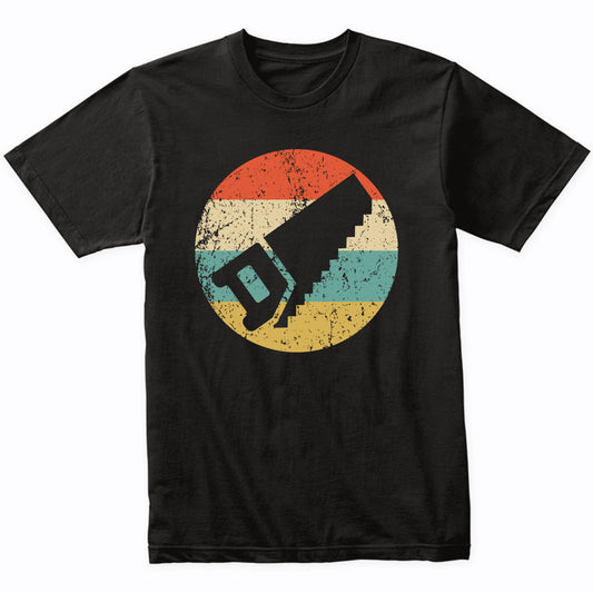Carpenter Shirt - Vintage Retro Handsaw T-Shirt