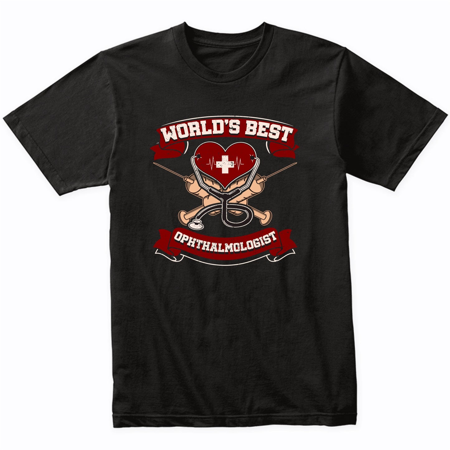 World's Best Ophthalmologist Doctor Graphic T-Shirt