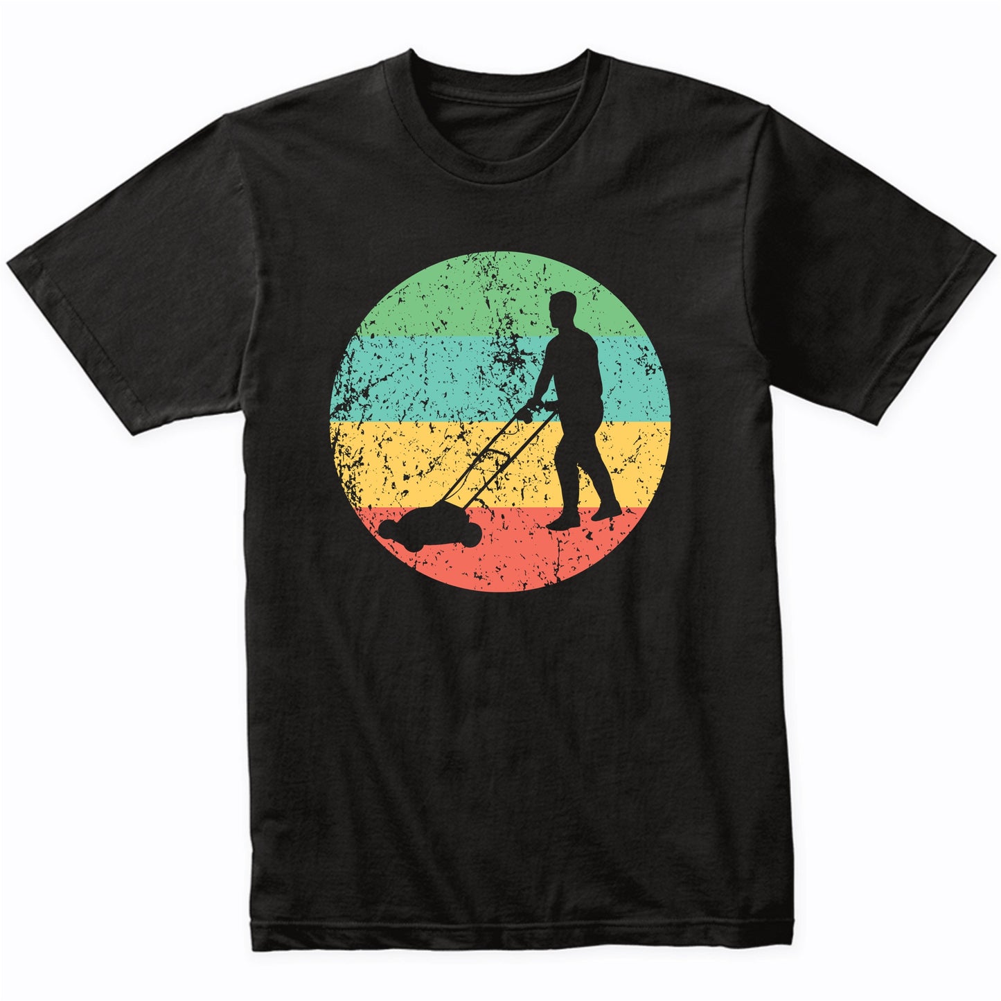 Lawnmowing Shirt - Vintage Retro Lawnmower T-Shirt