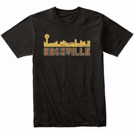Retro Knoxville Tennessee Skyline T-Shirt