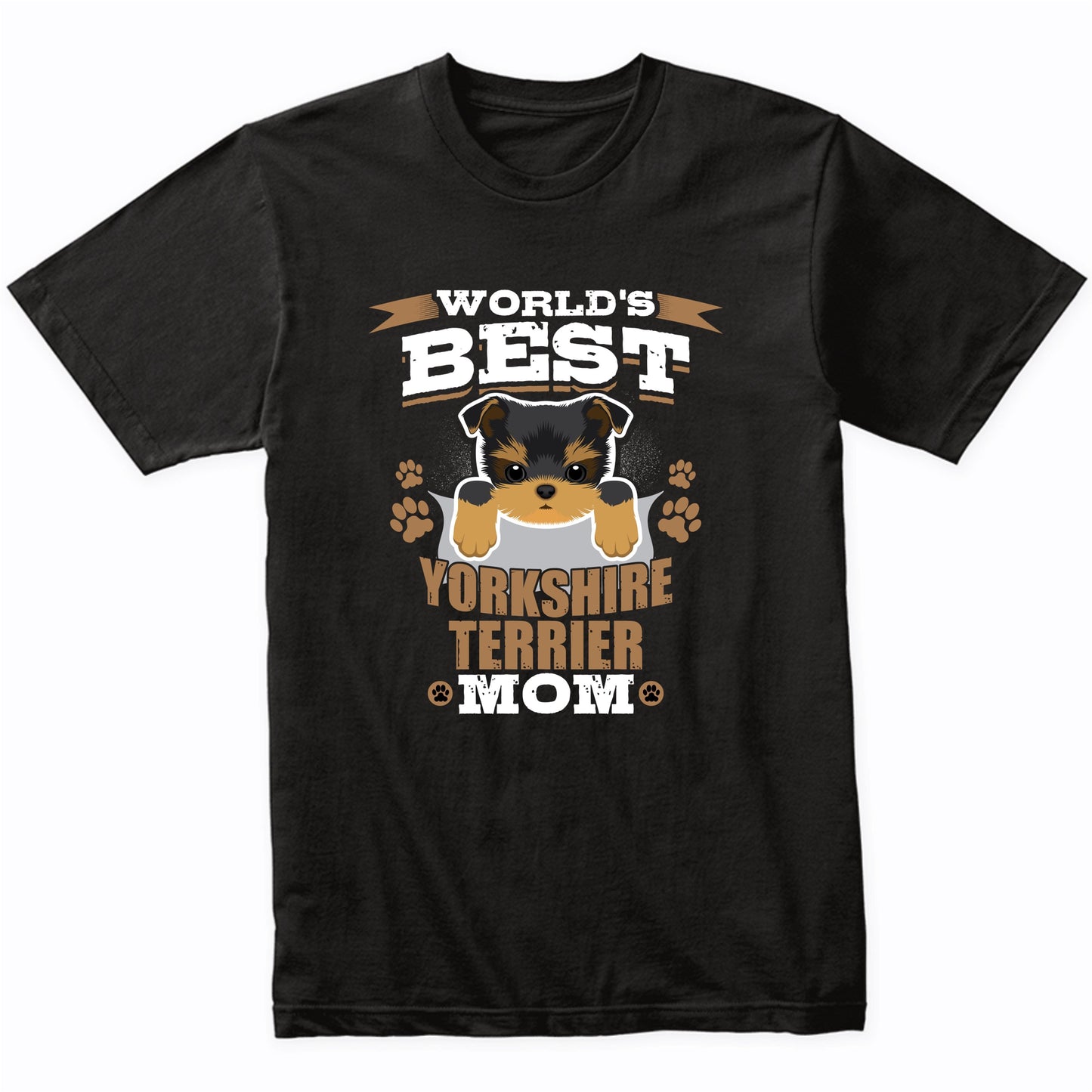 World's Best Yorkshire Terrier Mom Dog Owner T-Shirt