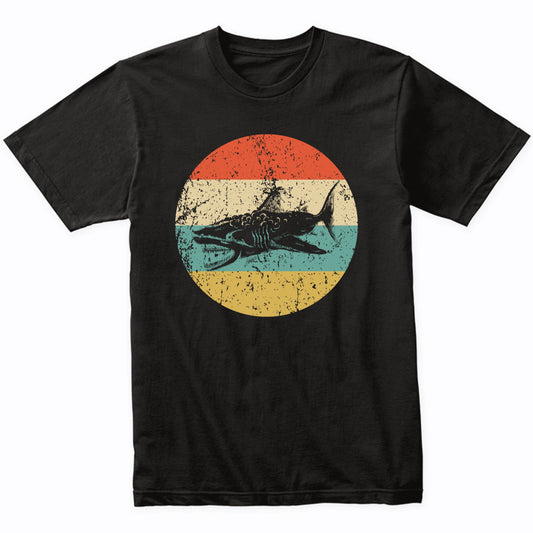 Great White Shark Retro Style Megalodon T-Shirt