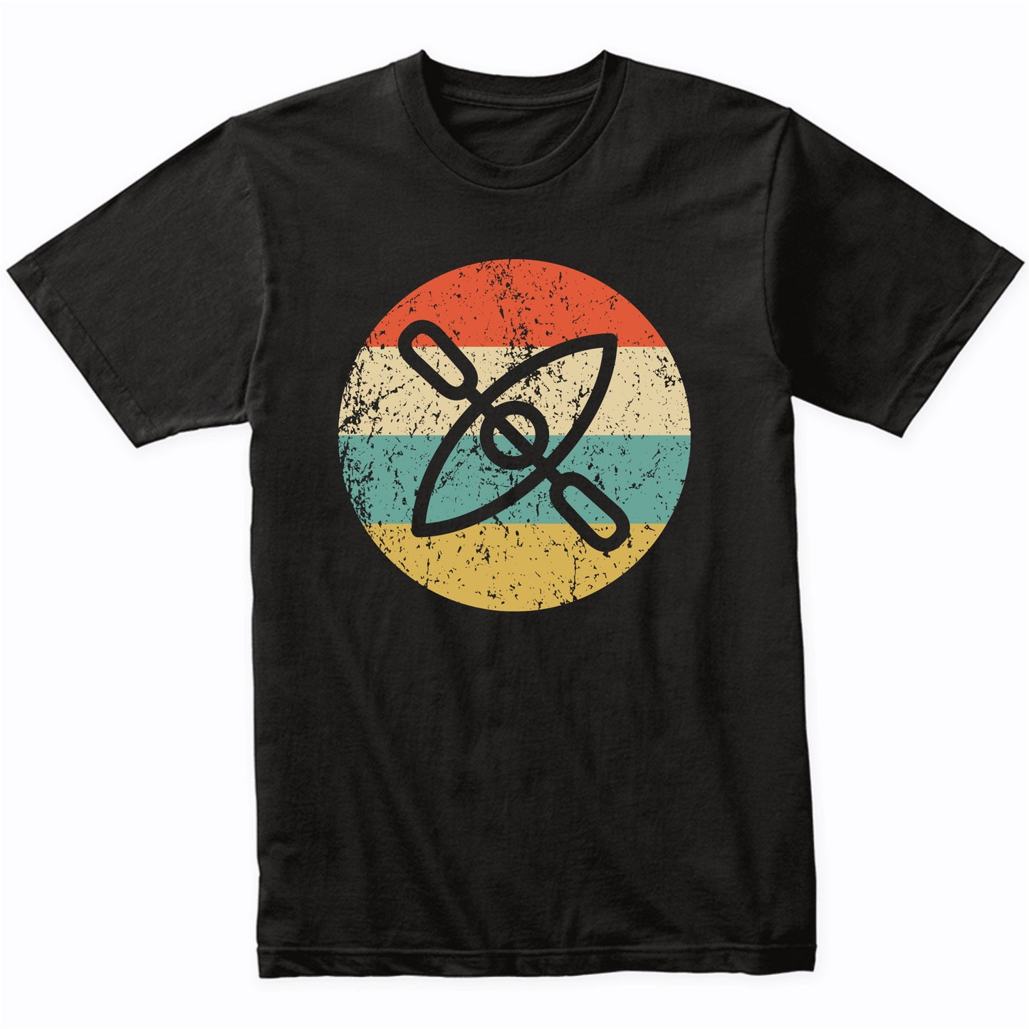 Kayak Retro Style Kayaking T-Shirt