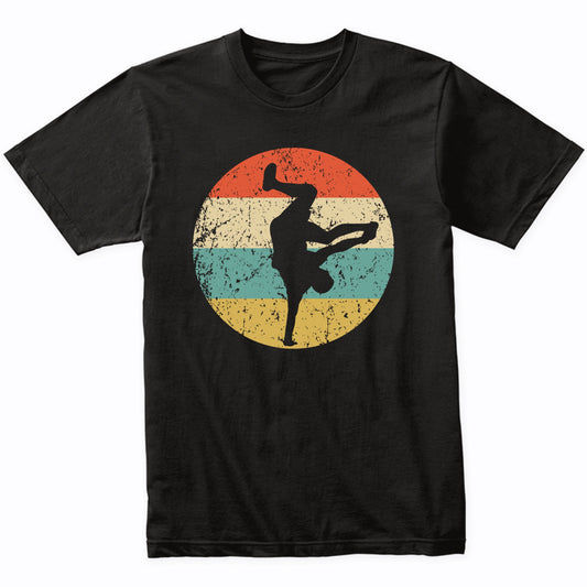Breakdancing Retro B Boy Breakdance Icon T-Shirt