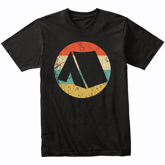Outdoors Camping Retro Tent Icon T-Shirt