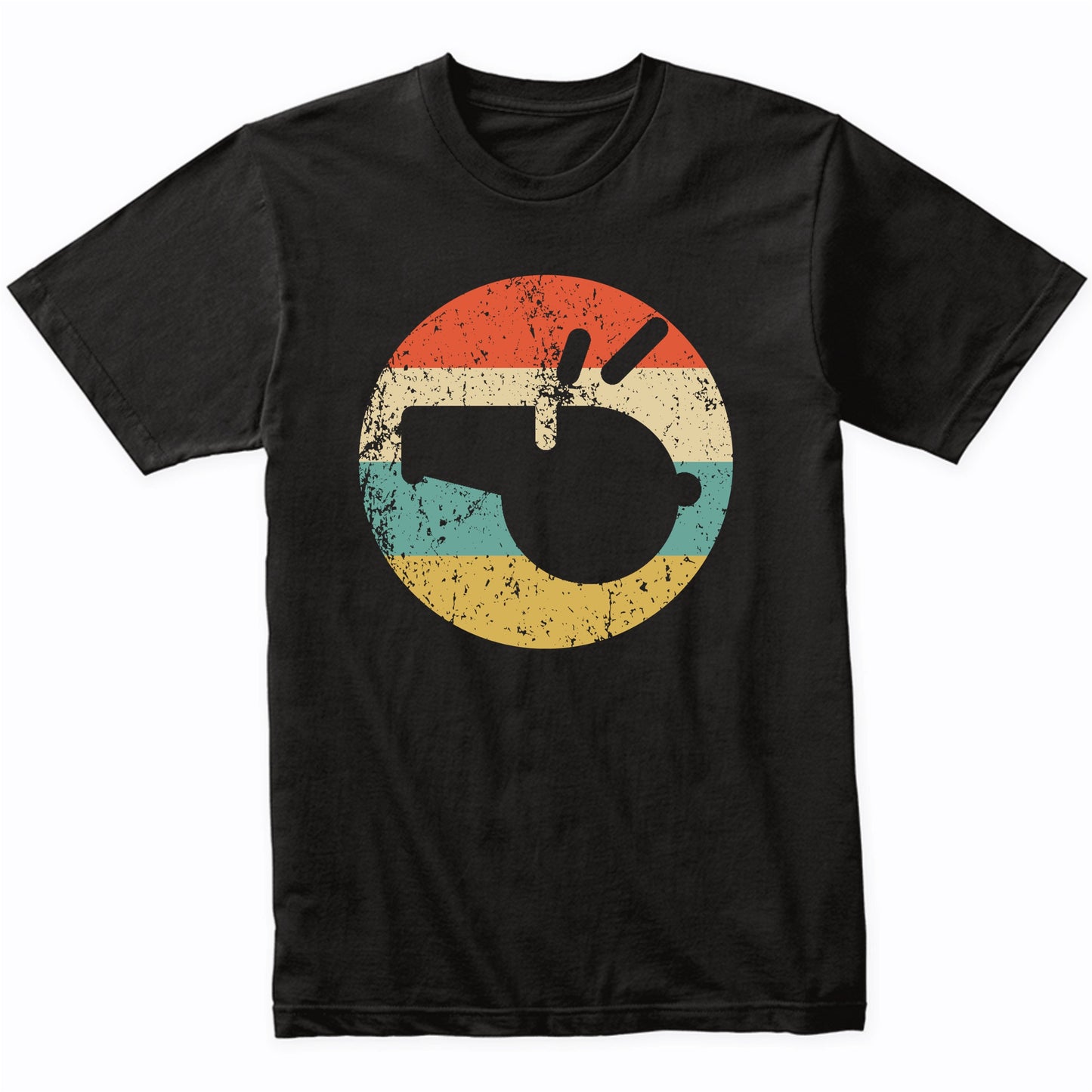 Referee Retro Ref Whistle Icon T-Shirt