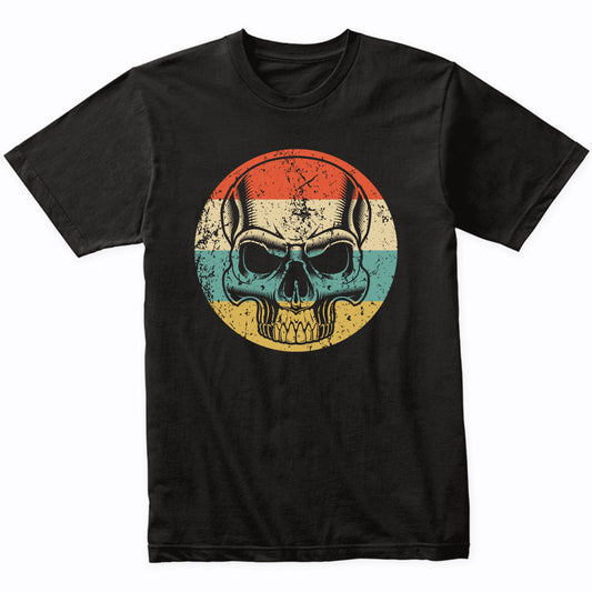 Skeleton Retro Skull Icon T-Shirt